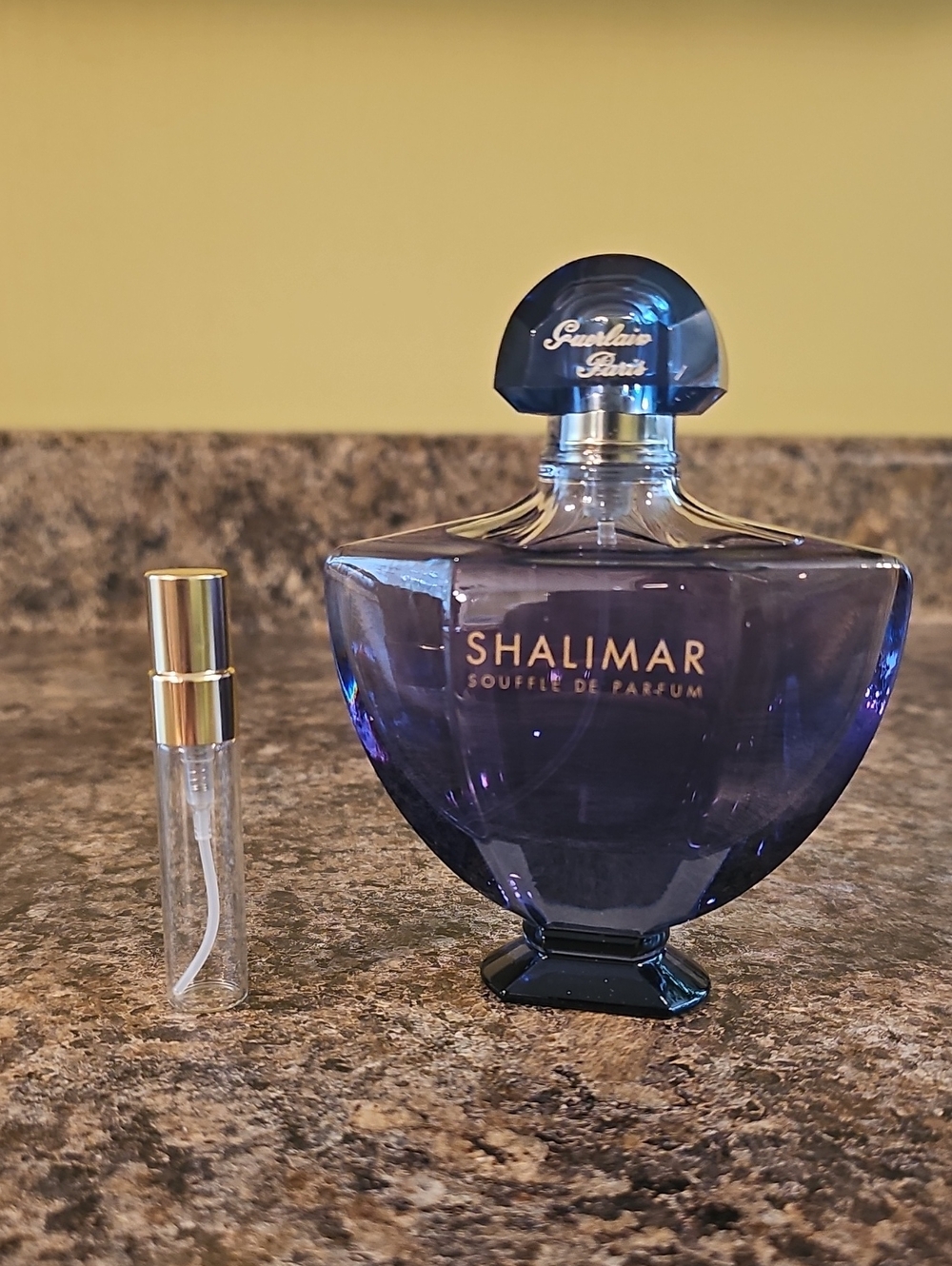 5 ML Sample SHALIMAR SOUFFLE DE PARFUM Guerlain Perfume Travel Spray